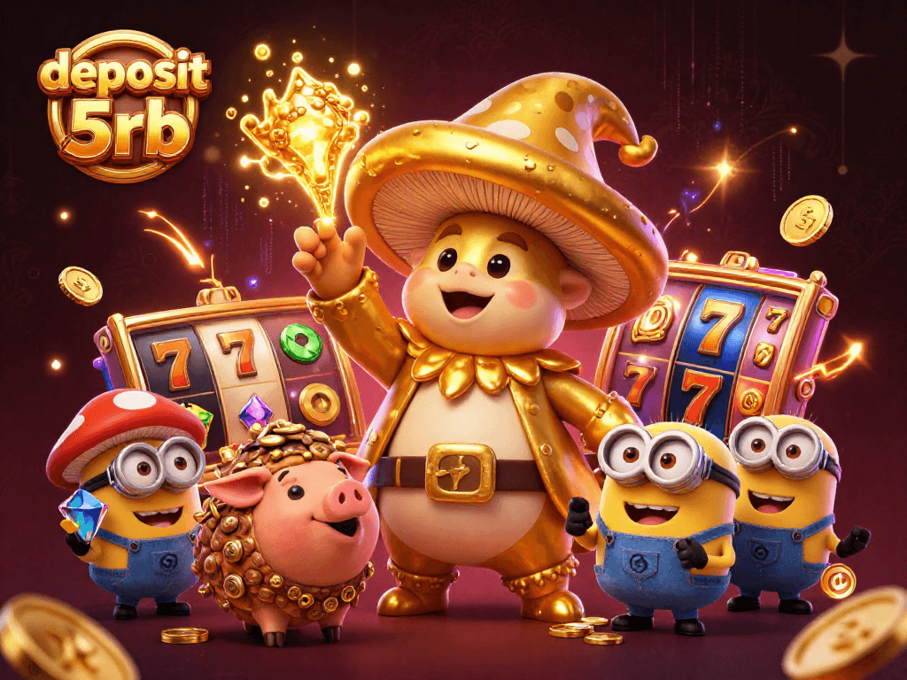 Engage with thrilling slots at deposit 5rb featuring golden wizard and magical elements