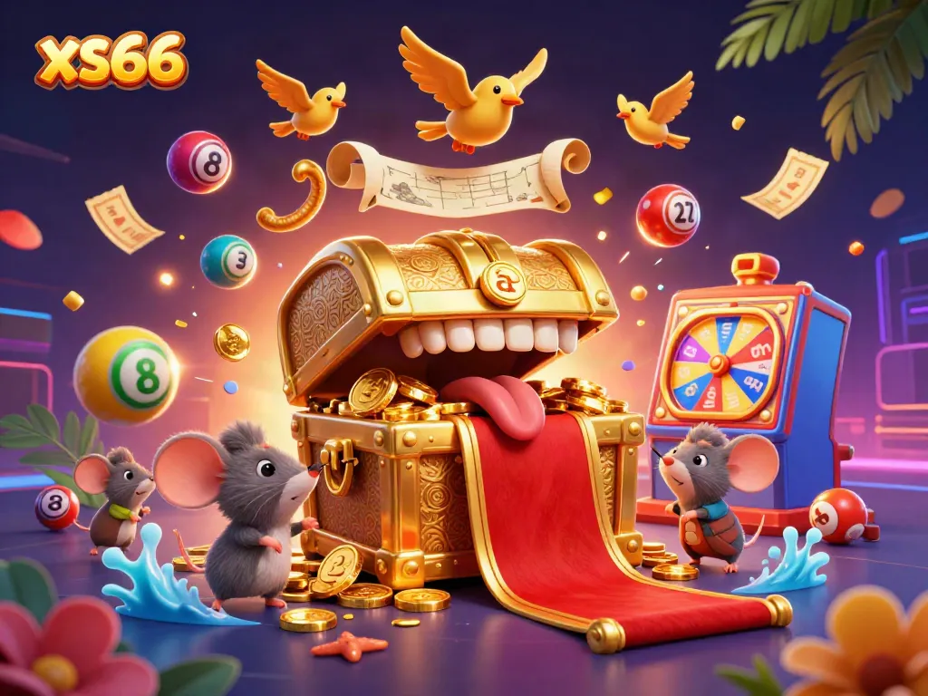 Engage with dynamic lottery action at xs66 featuring colorful bouncing balls and festive prizes.