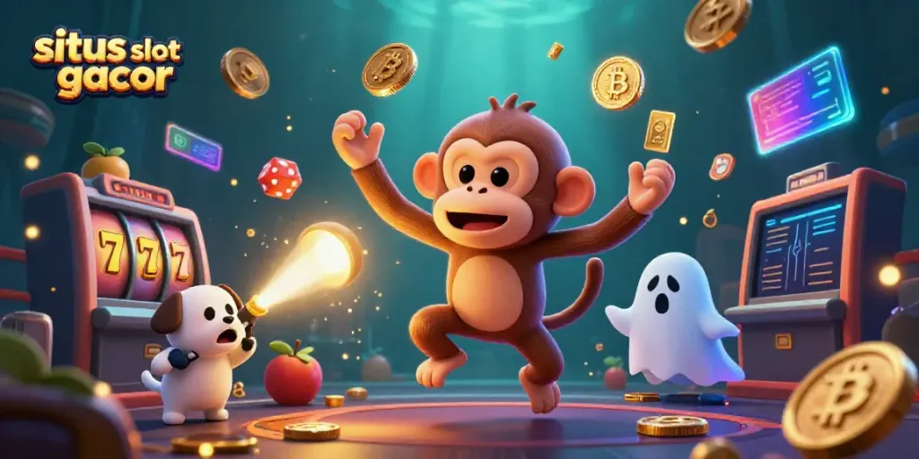 Experience thrilling gameplay at situs slot gacor in this vibrant casino scene.