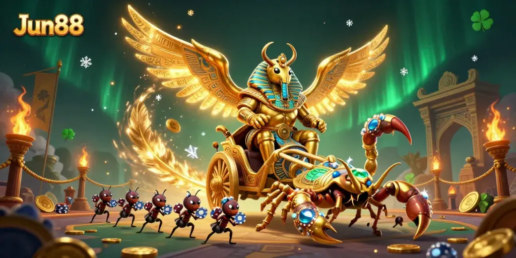 Experience thrilling moments at Jun88 with vibrant casino action and dazzling animations.