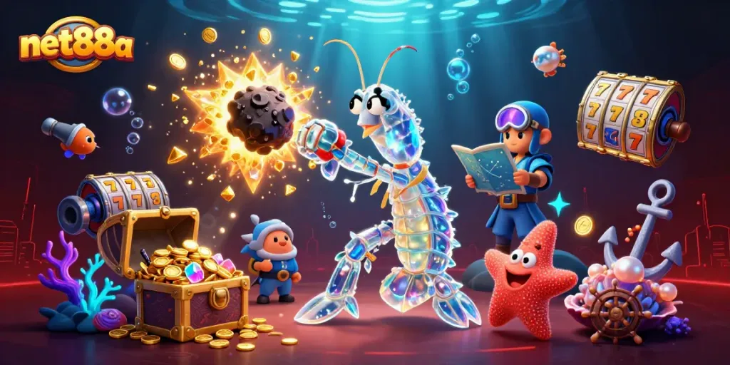 Experience thrilling wins at net88a with vibrant slot games filled with golden gems and colorful treasures.