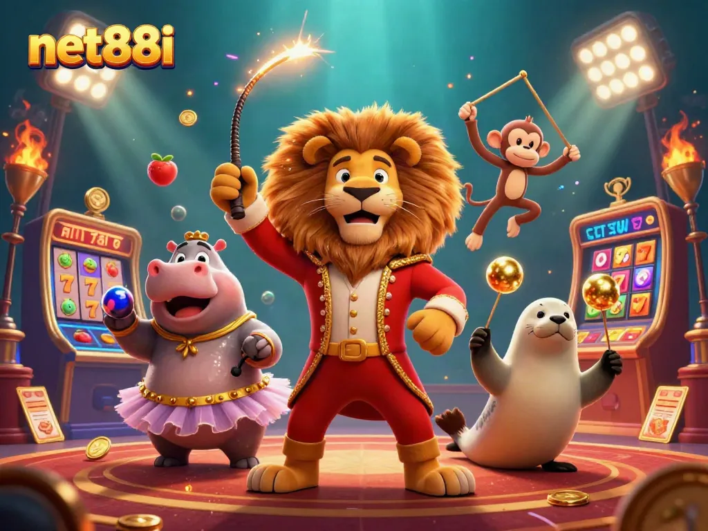 Experience the excitement of net88i with lively 3D casino adventure featuring colorful characters and dynamic elements.