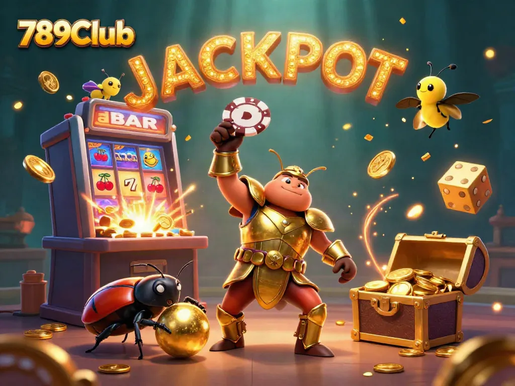 Join the action at 789Club, where players celebrate victory in a vibrant casino scene.