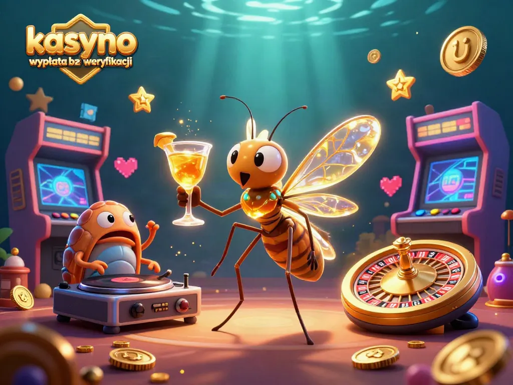 Experience kasyno wypłata bez weryfikacji with lively cartoon characters and dynamic casino elements.