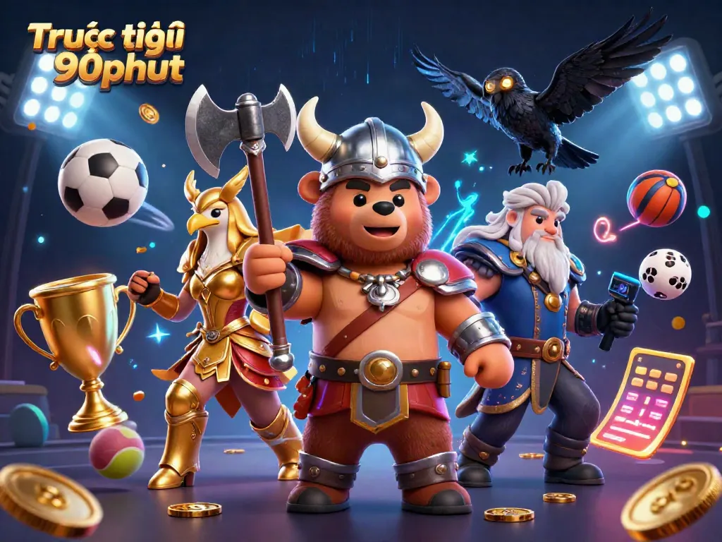 Engage in thrilling gameplay with Trực tiếp 90phut while enjoying a dynamic gambling atmosphere with vibrant sports elements.
