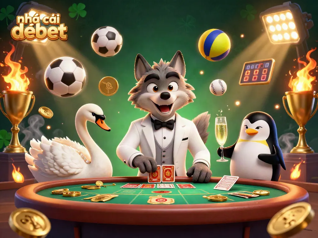Experience top betting action at nhà cái debet with exciting casino games and vibrant characters.