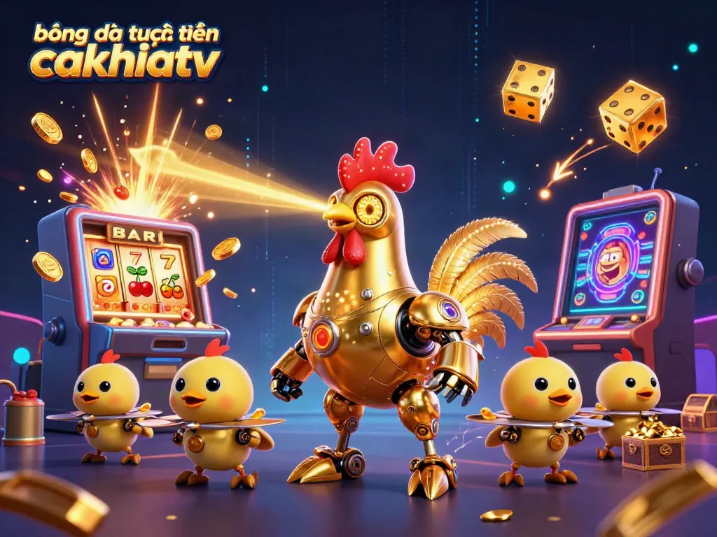 Bóng đá trực tuyến cakhiatv features vibrant 3D characters showcasing an exciting online casino scene.