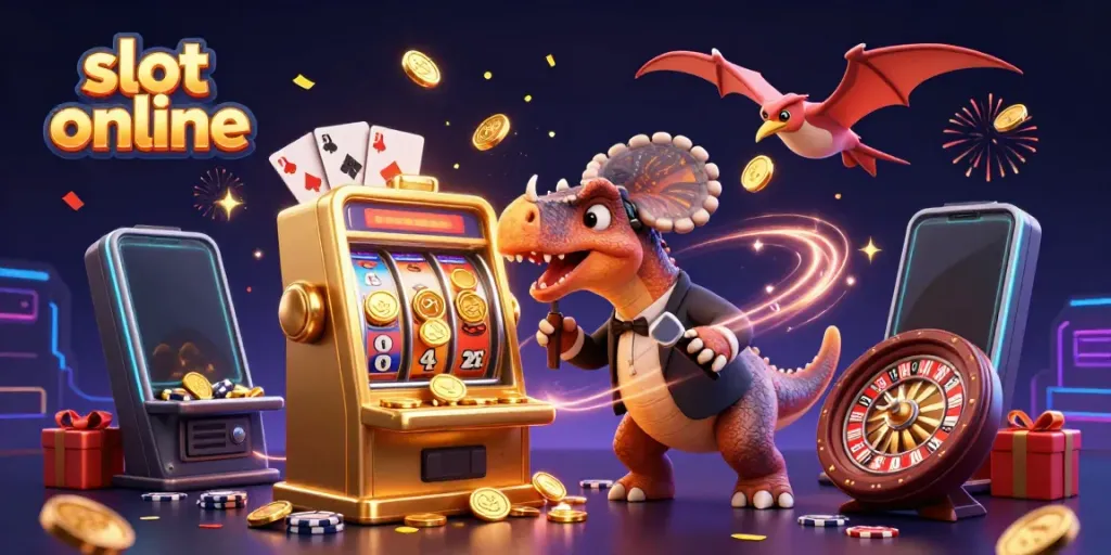Experience endless excitement at slot online casinos with jackpot-winning moments and fun illustrations.