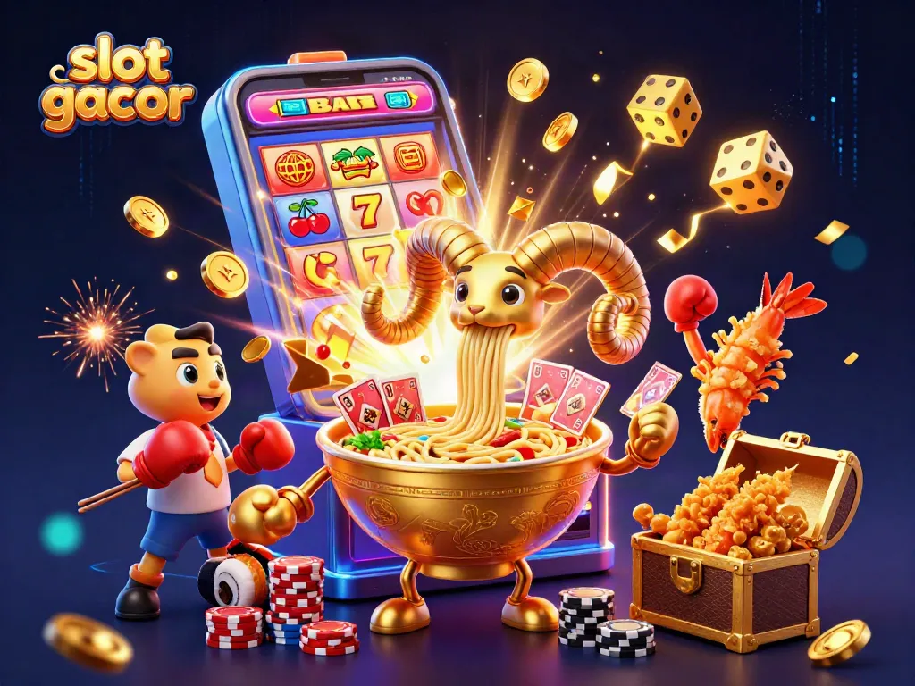 Experience the thrill of slot gacor with vibrant 3D characters and jackpot excitement.