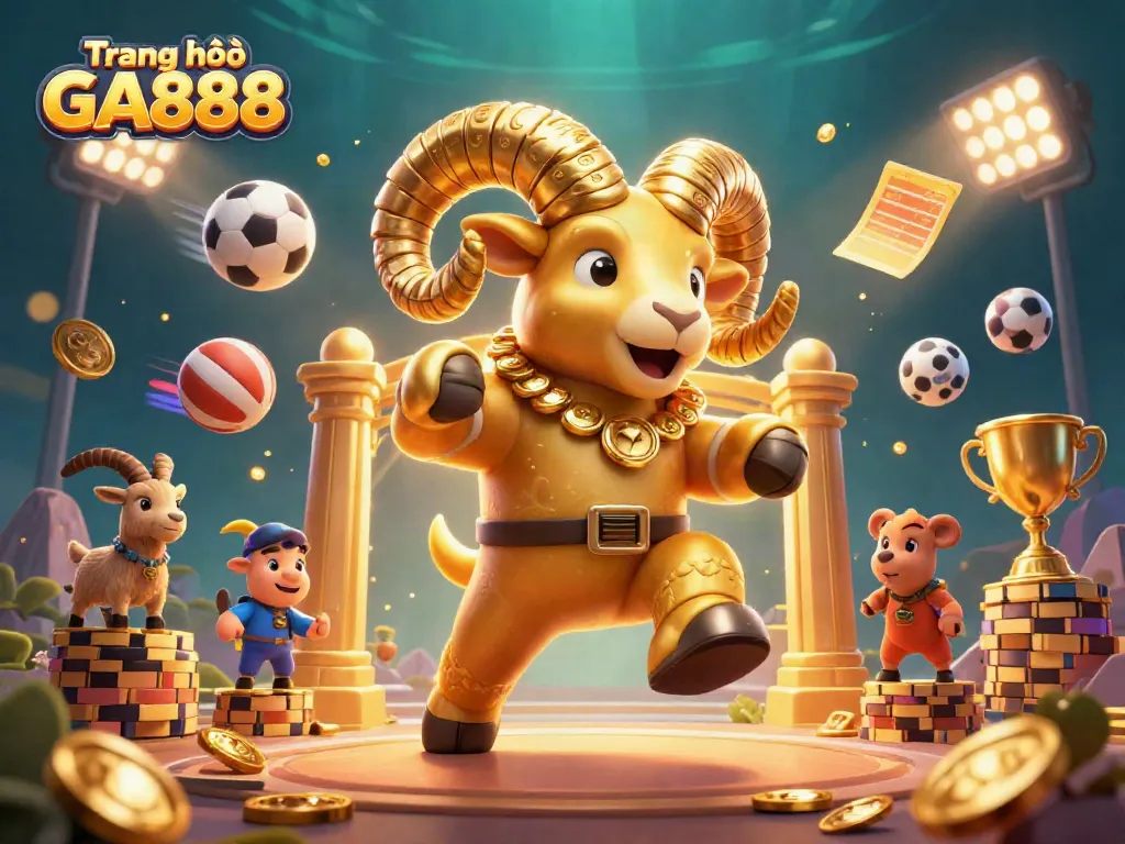 Engage at Trang chủ GA888, witnessing thrilling gold coin animations amid dynamic sports betting excitement.