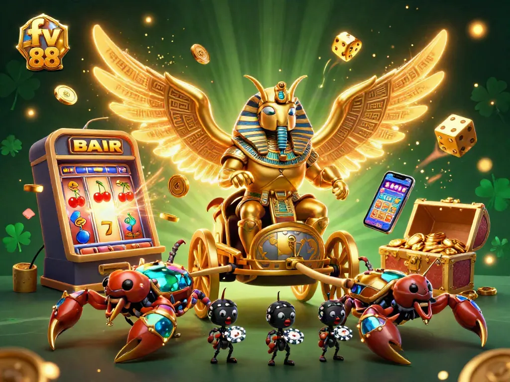 Play exciting games at fv 88 with thrilling jackpot scenes featuring rich casino elements.