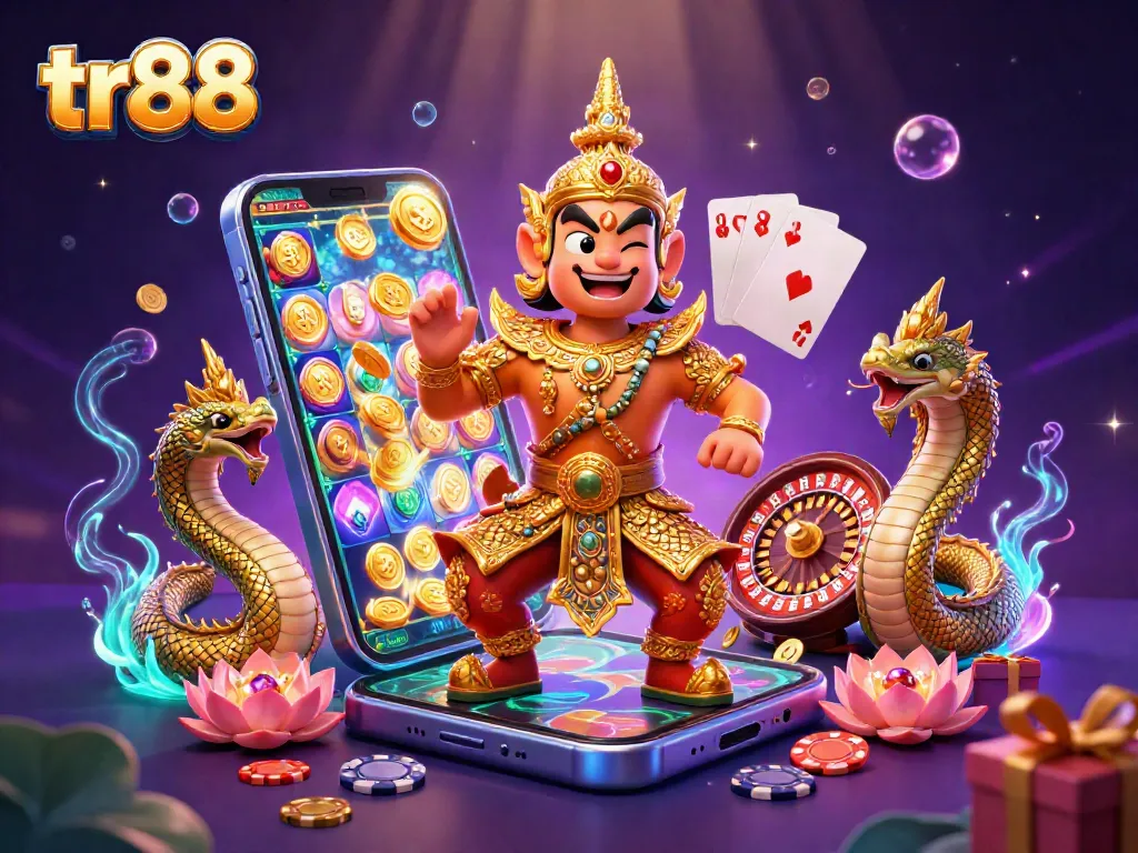 Experience exciting wins with tr88 as you spin colorful slot games amidst vibrant Thai mythology.