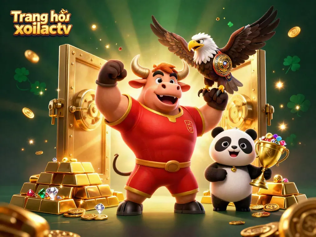 Experience thrilling action on Trang chủ xoilactv with heroes celebrating a big win amidst sparkling gold!