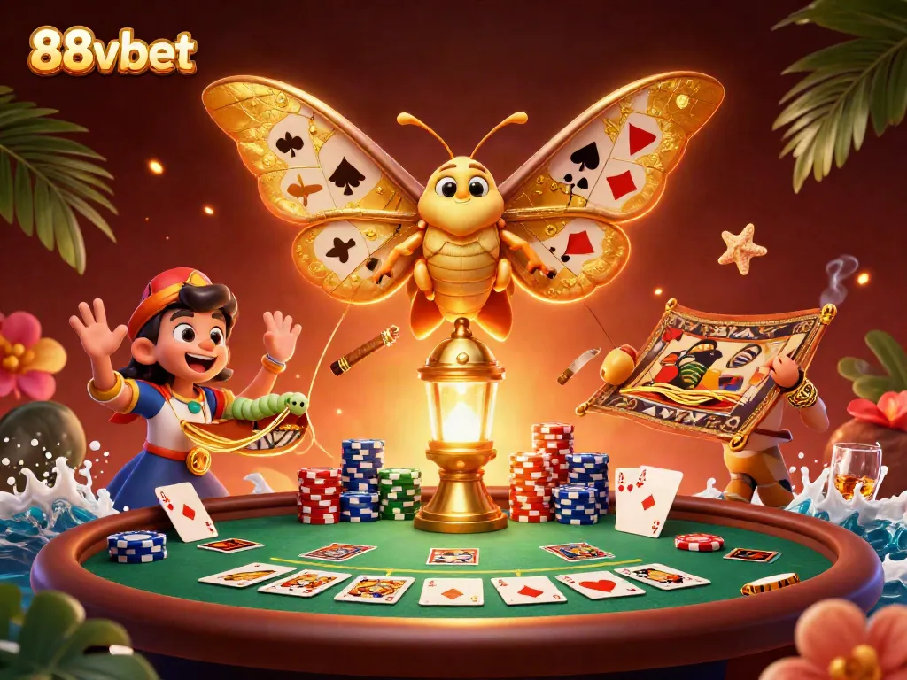 Experience exciting gameplay at 88vbet with a vibrant casino scene showcasing poker and vibrant elements.