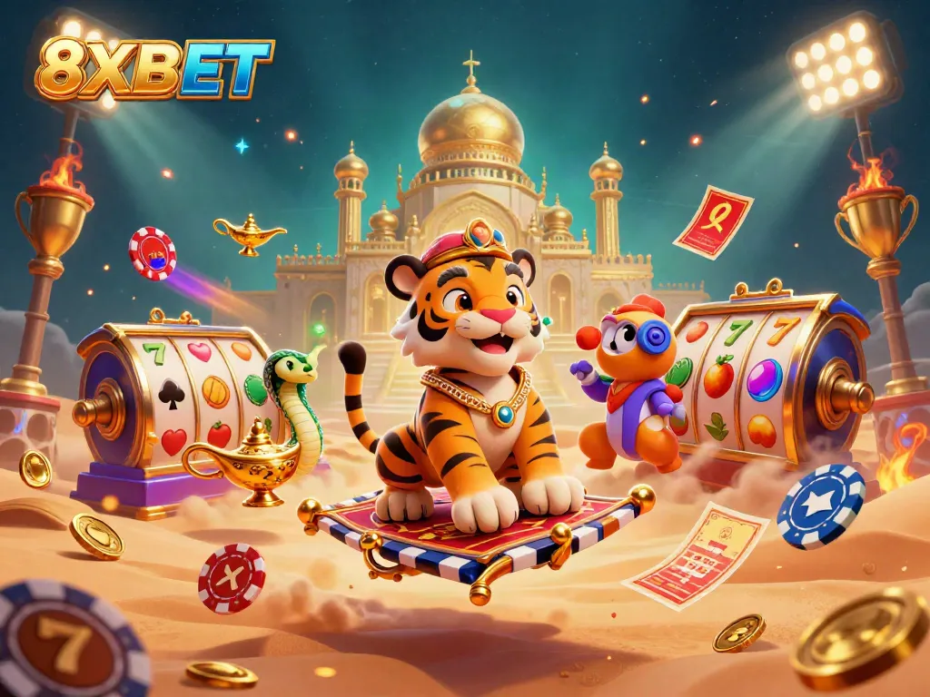 Spin the reels with 8XBET for a chance at jackpots in a vibrant casino world.