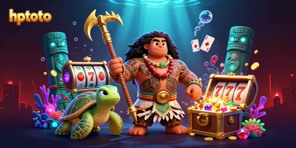 Experience thrilling gameplay with hptoto's vibrant 3D casino scene bursting with energy and excitement.
