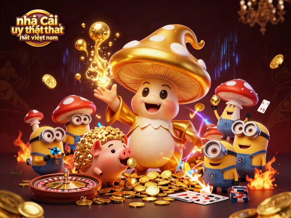 Engage in top-tier gaming at nhà cái uy tín nhất việt nam with this vibrant, detailed casino scene.